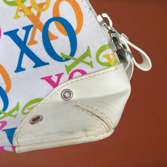 Y2K vintage XOXO logo purse 2000s white multicolor, bratz bling colorful - Picture 6 of 11